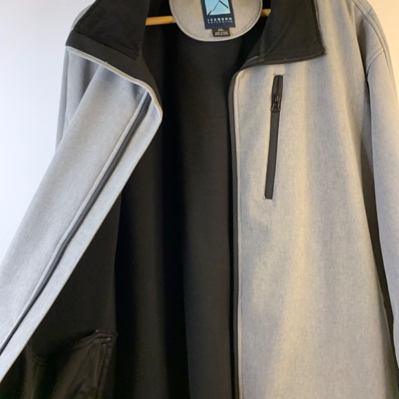 Men’s Iceberg Outerwear Thermal gray fleece lined full zip winter snow ski - Picture 4 of 14